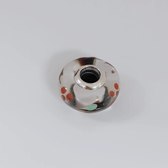 Pandora Christmas Holly Murano Glass Charm Bead with box - Picture 3 of 4